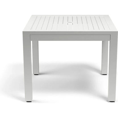 Naples Aluminum Square Outdoor Dining Table -- view 2