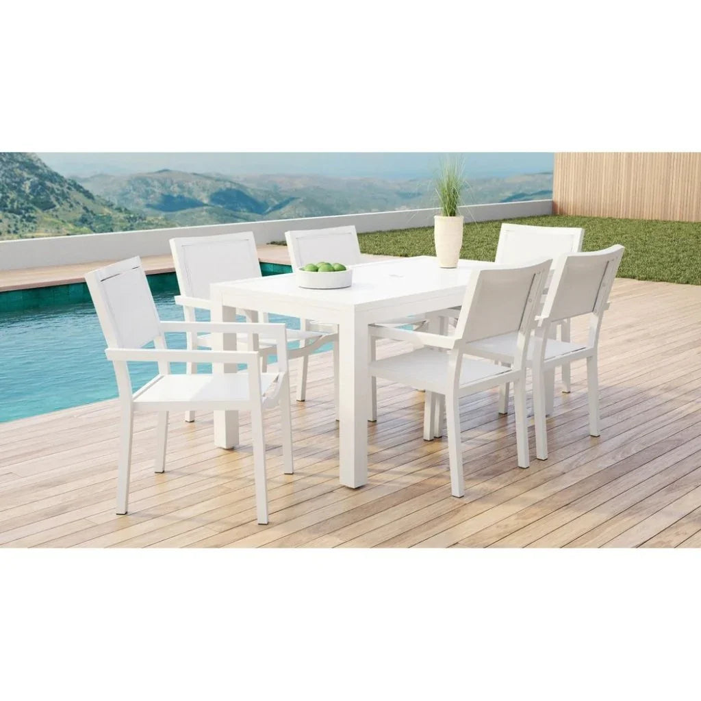 Naples Stackable Sling Outdoor Dining Chair 2PC -- view 2