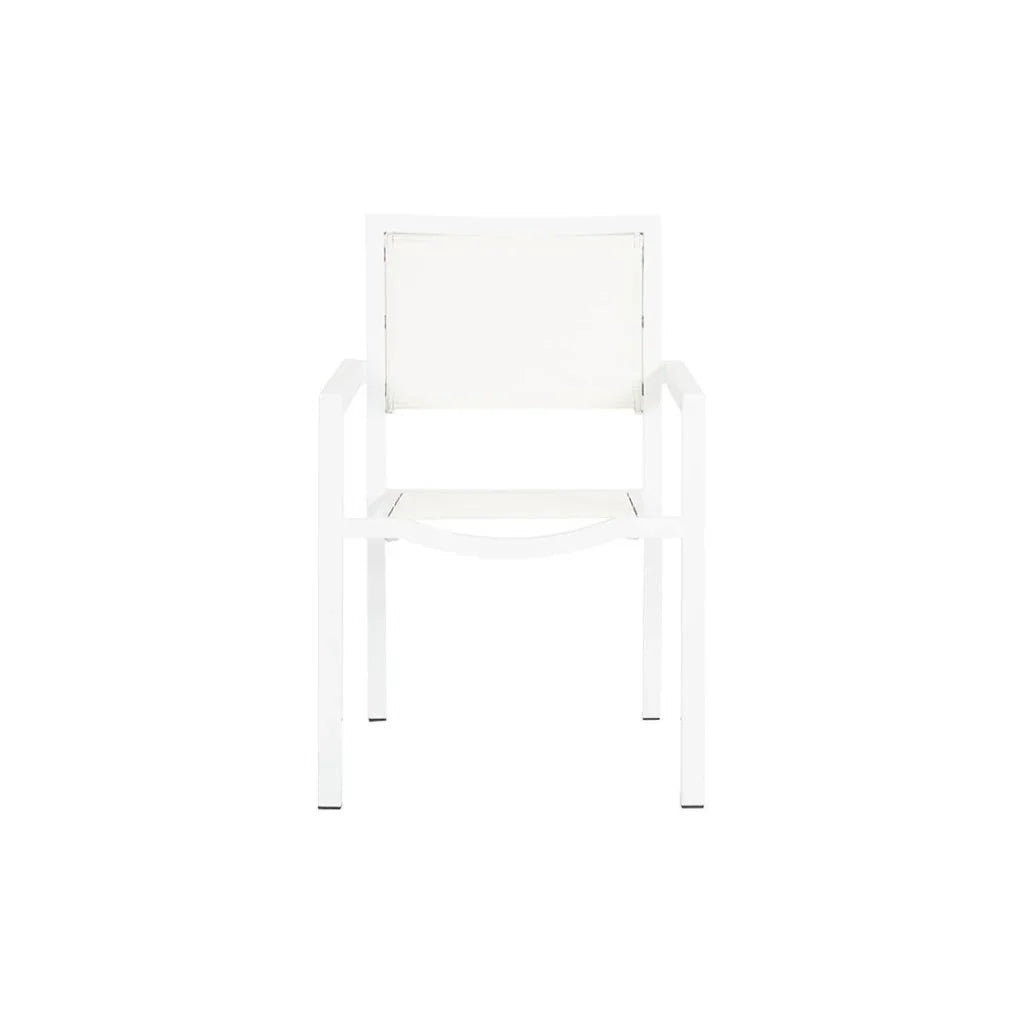 Naples Stackable Sling Outdoor Dining Chair 2PC -- view 3