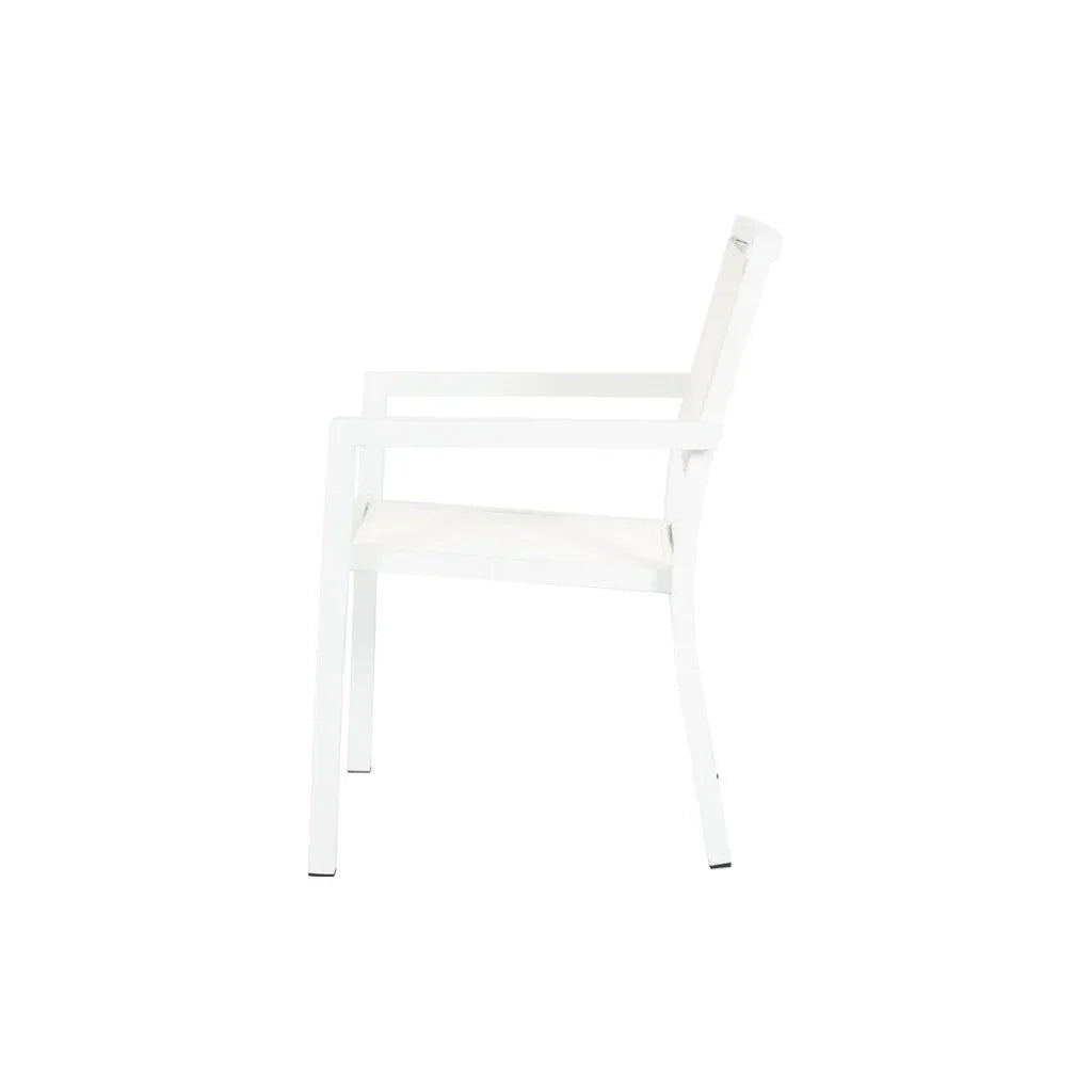 Naples Stackable Sling Outdoor Dining Chair 2PC -- view 4