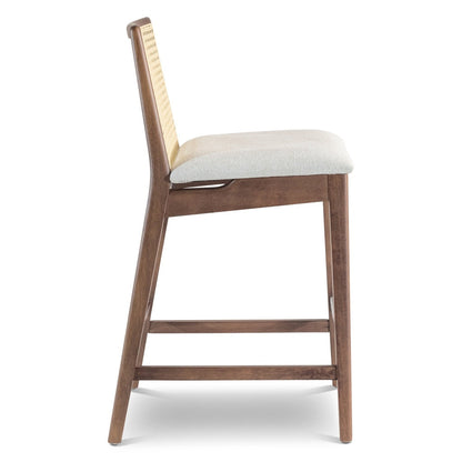 Urbia Nardia Boucle Fabric Counter Stool