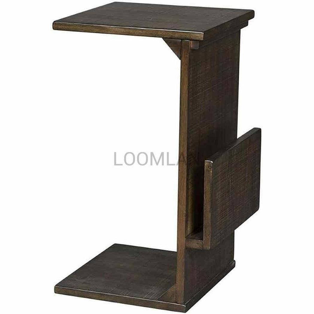 Narrow Wood Manor House Chairside Table Side Tables Sideboards and Things By Sunny D