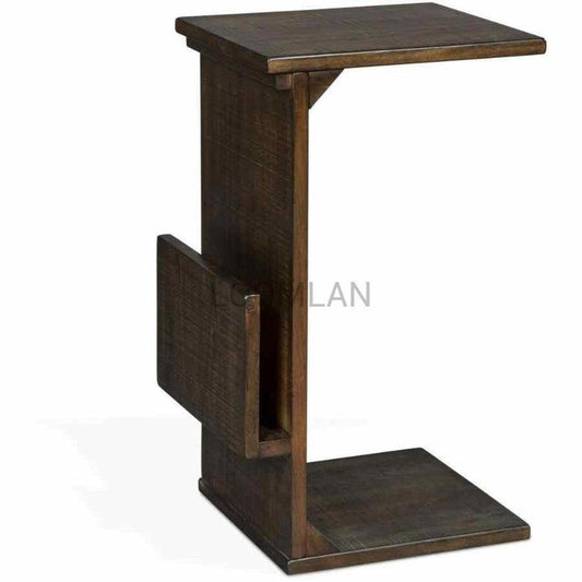 Narrow Wood Manor House Chairside Table Side Tables Sideboards and Things By Sunny D