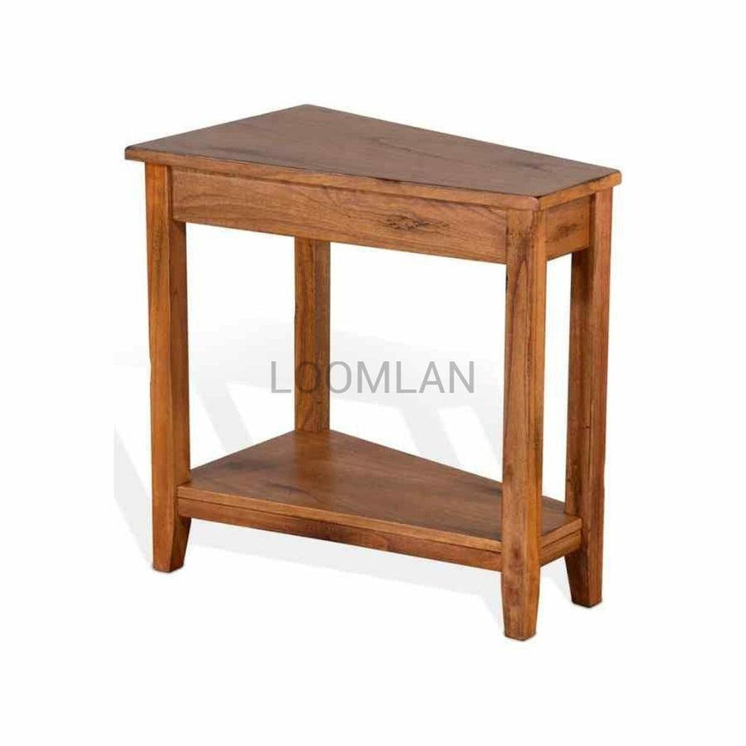 Narrow Wood Sedona Chair Side Table Side Tables Sideboards and Things By Sunny D