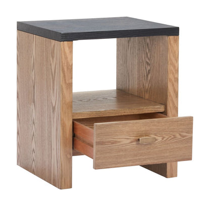 Zuo Modern Natt One Drawer Wooden Side Table