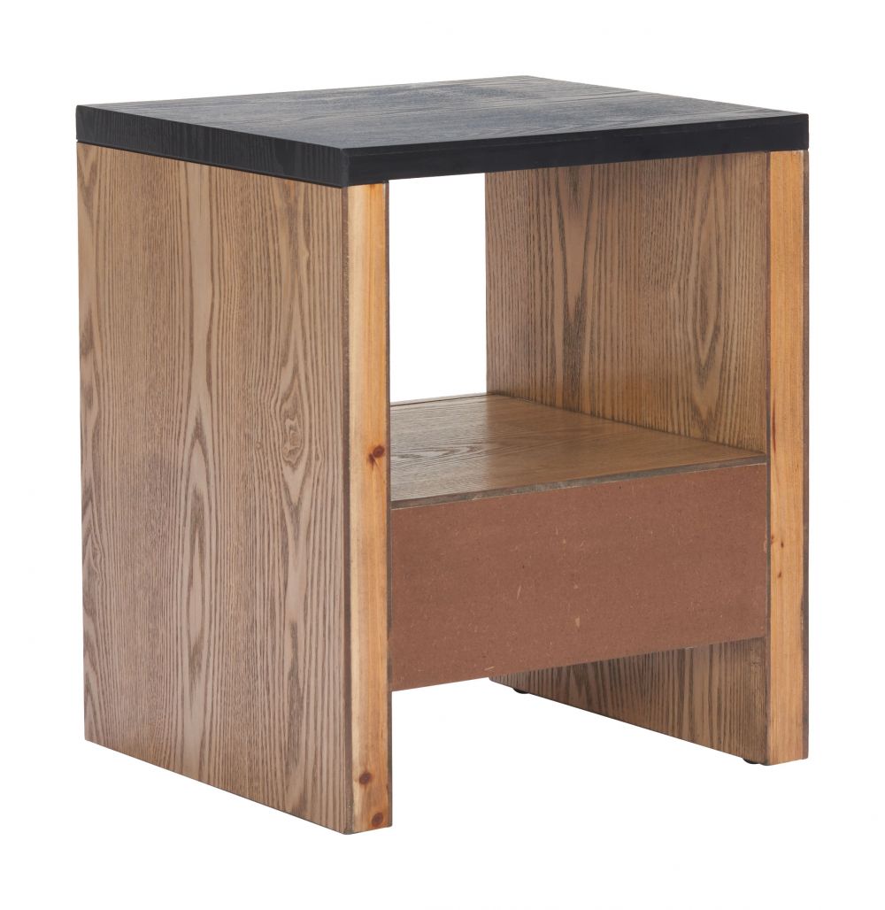 Zuo Modern Natt One Drawer Wooden Side Table