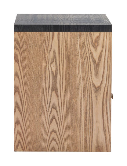 Zuo Modern Natt One Drawer Wooden Side Table