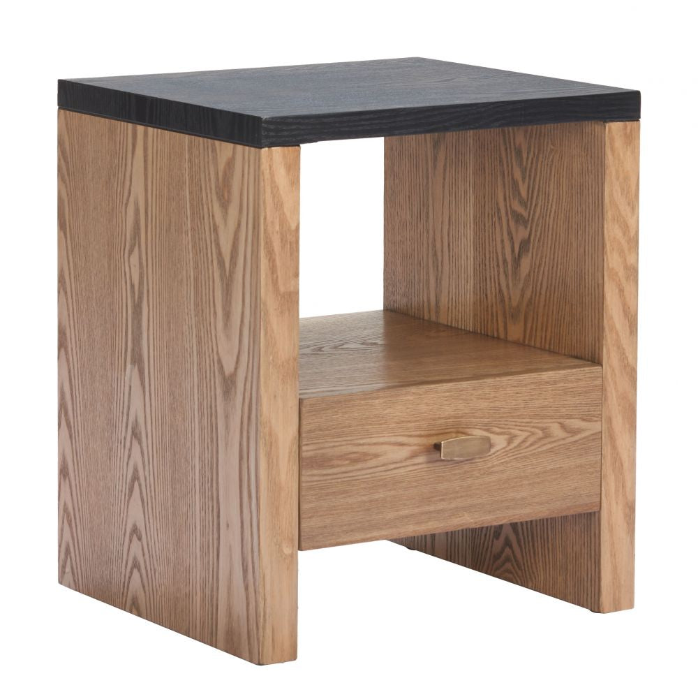 Zuo Modern Natt One Drawer Wooden Side Table