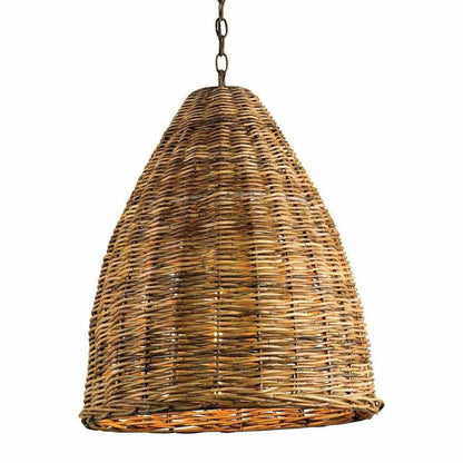 Natural Basket Pendant Pendants Sideboards and Things By Currey & Co