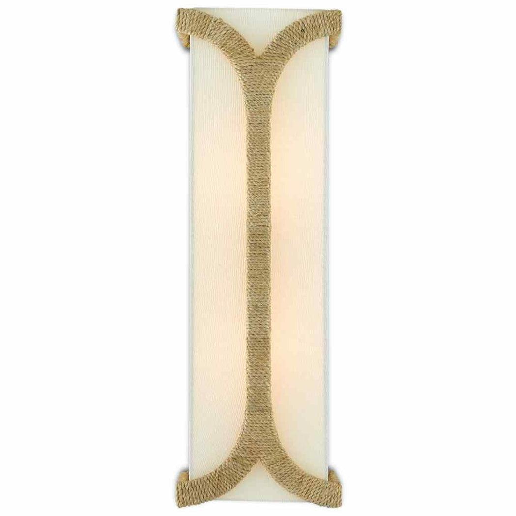 Natural Dark Gold Leaf Carthay Wall Sconce Wall Sconces Sideboards and Things By Currey & Co