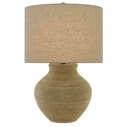 Natural Satin Black Hensen Table Lamp Table Lamps Sideboards and Things By Currey & Co