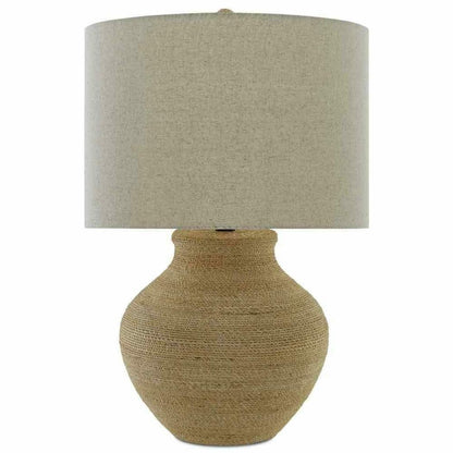 Natural Satin Black Hensen Table Lamp Table Lamps Sideboards and Things By Currey & Co