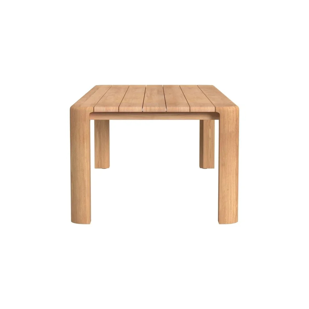 Natural Teak Outdoor Dining Table -- view 10
