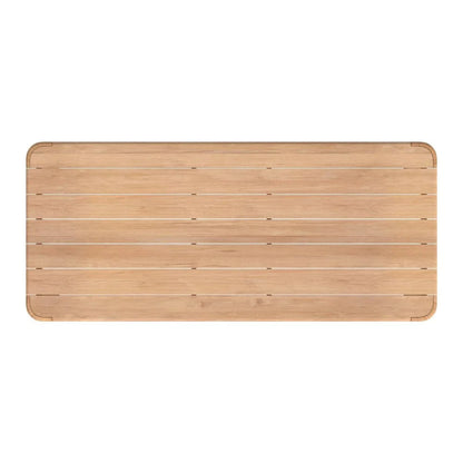 Natural Teak Outdoor Dining Table -- view 11