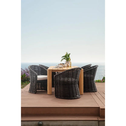 Natural Teak Outdoor Dining Table -- view 6