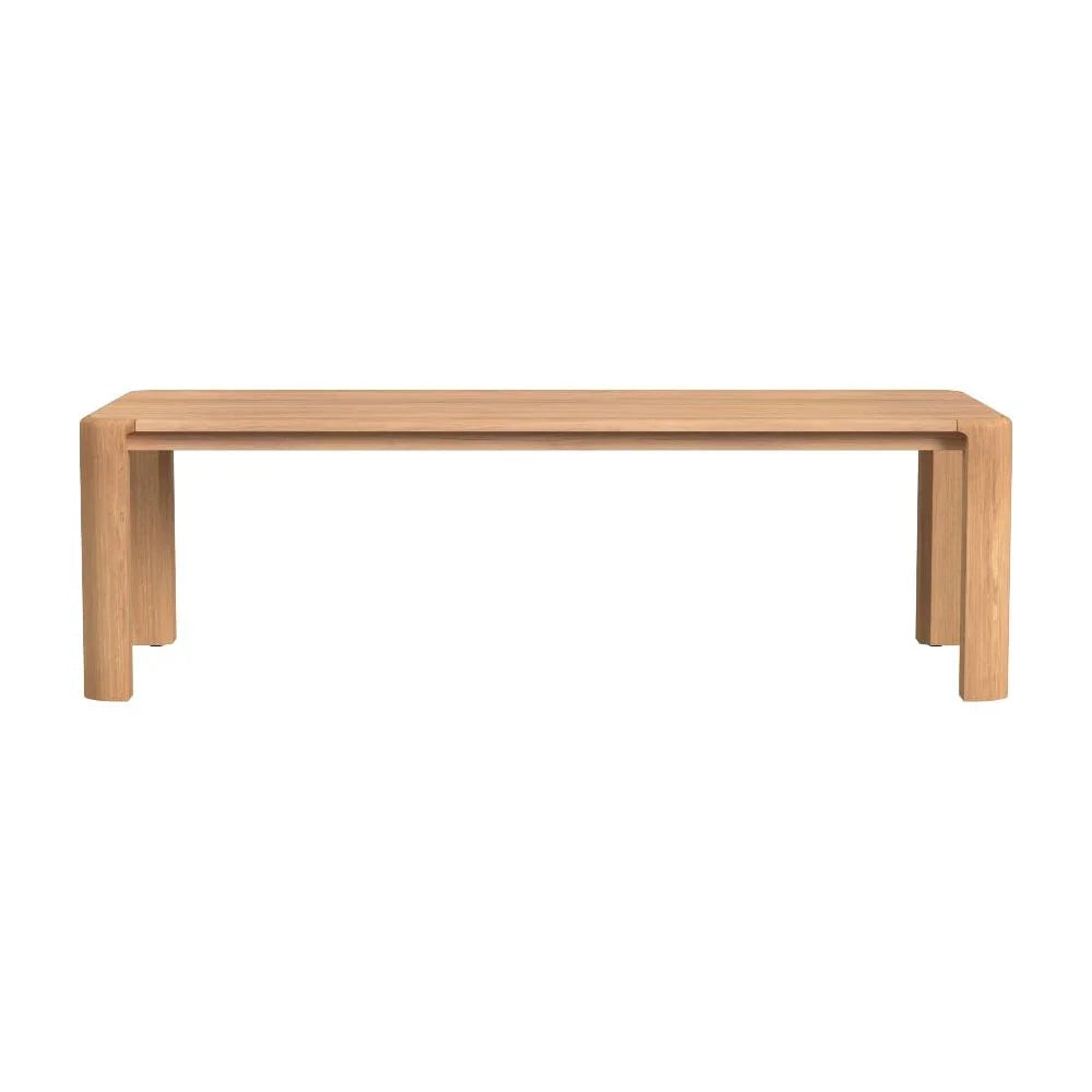 Natural Teak Outdoor Dining Table -- view 9