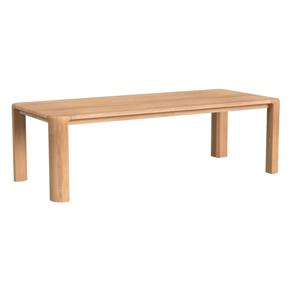 Natural Teak Outdoor Dining Table