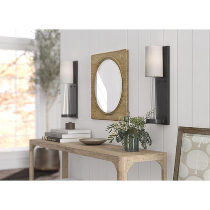 Natural Tisbury Small Mirror Wall Mirrors Sideboards and Things By Currey & Co