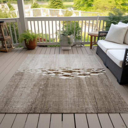 Addison Rugs Nautical Brown Washable Indoor-Outdoor Rug