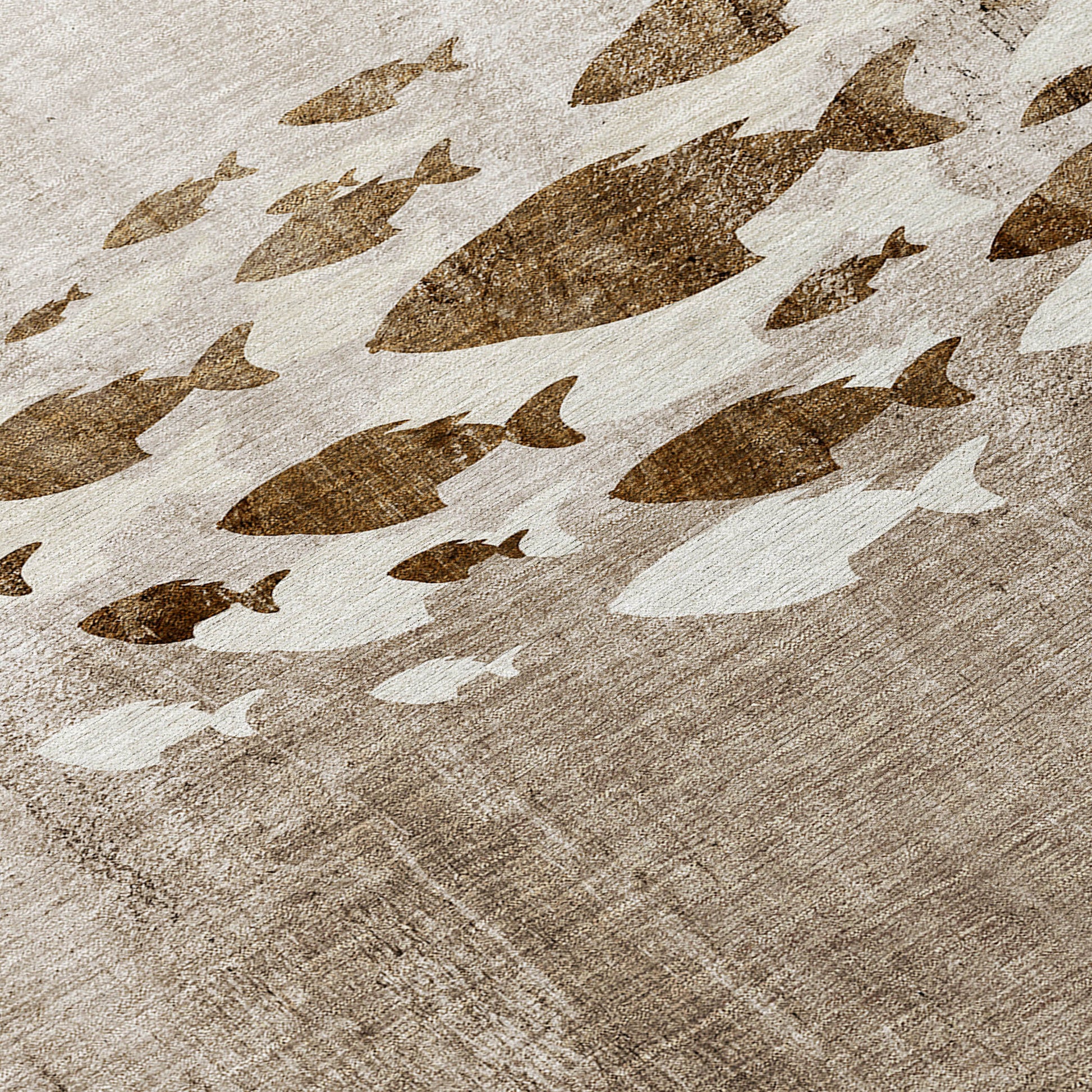 Addison Rugs Nautical Brown Washable Indoor-Outdoor Rug