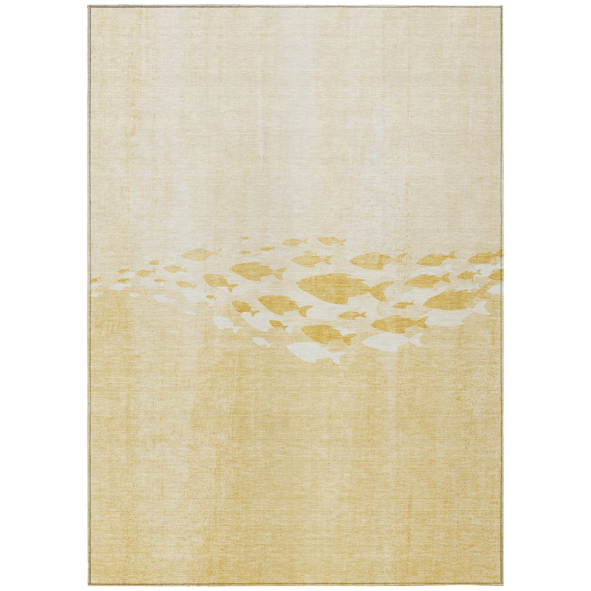 Addison Rugs Nautical Gold Washable Indoor-Outdoor Rug