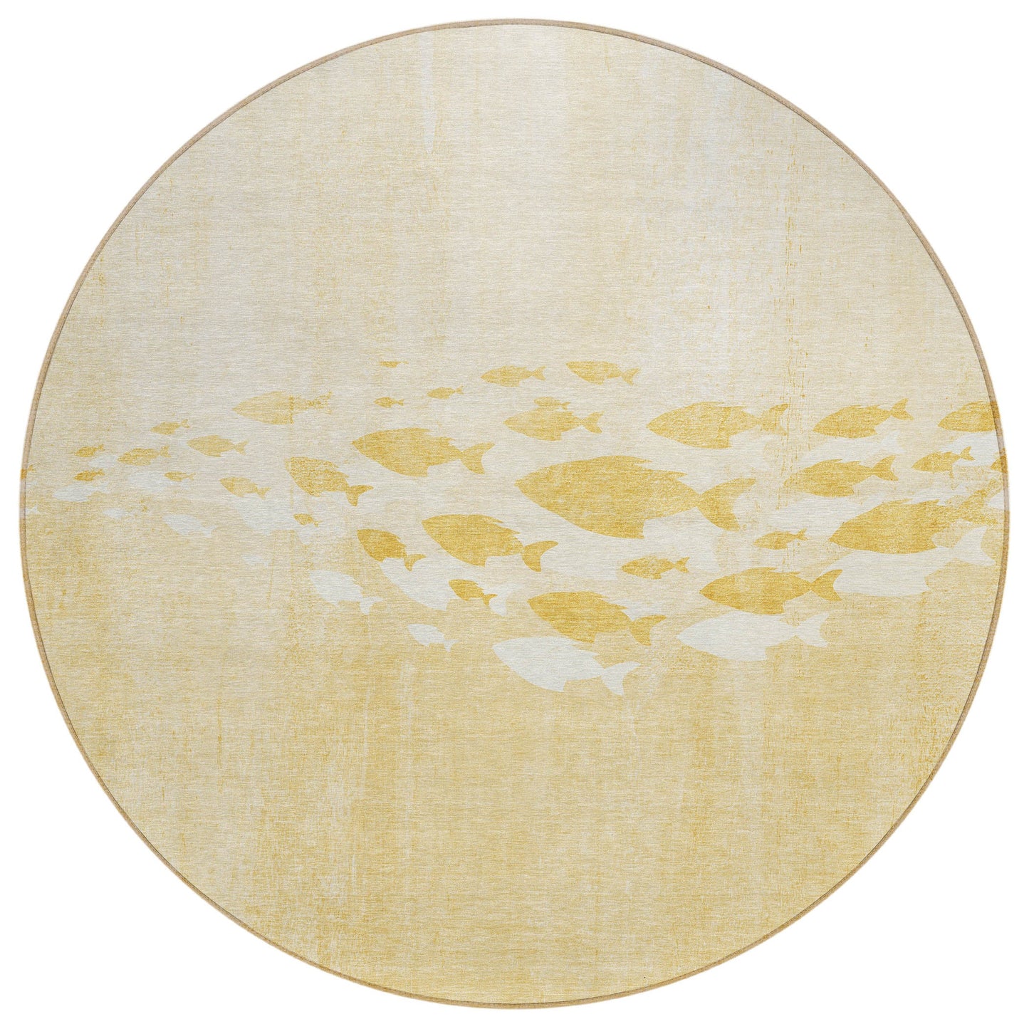 Addison Rugs Nautical Gold Washable Indoor-Outdoor Rug