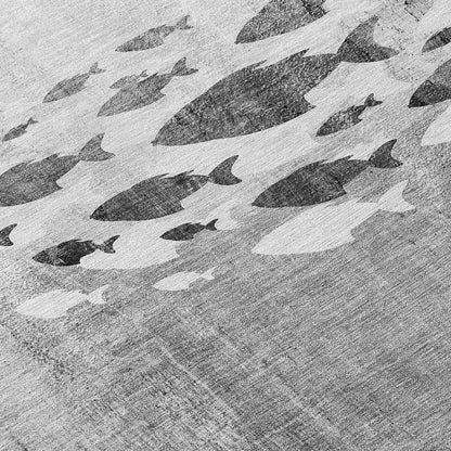 Addison Rugs Nautical Grey Washable Indoor-Outdoor Rug