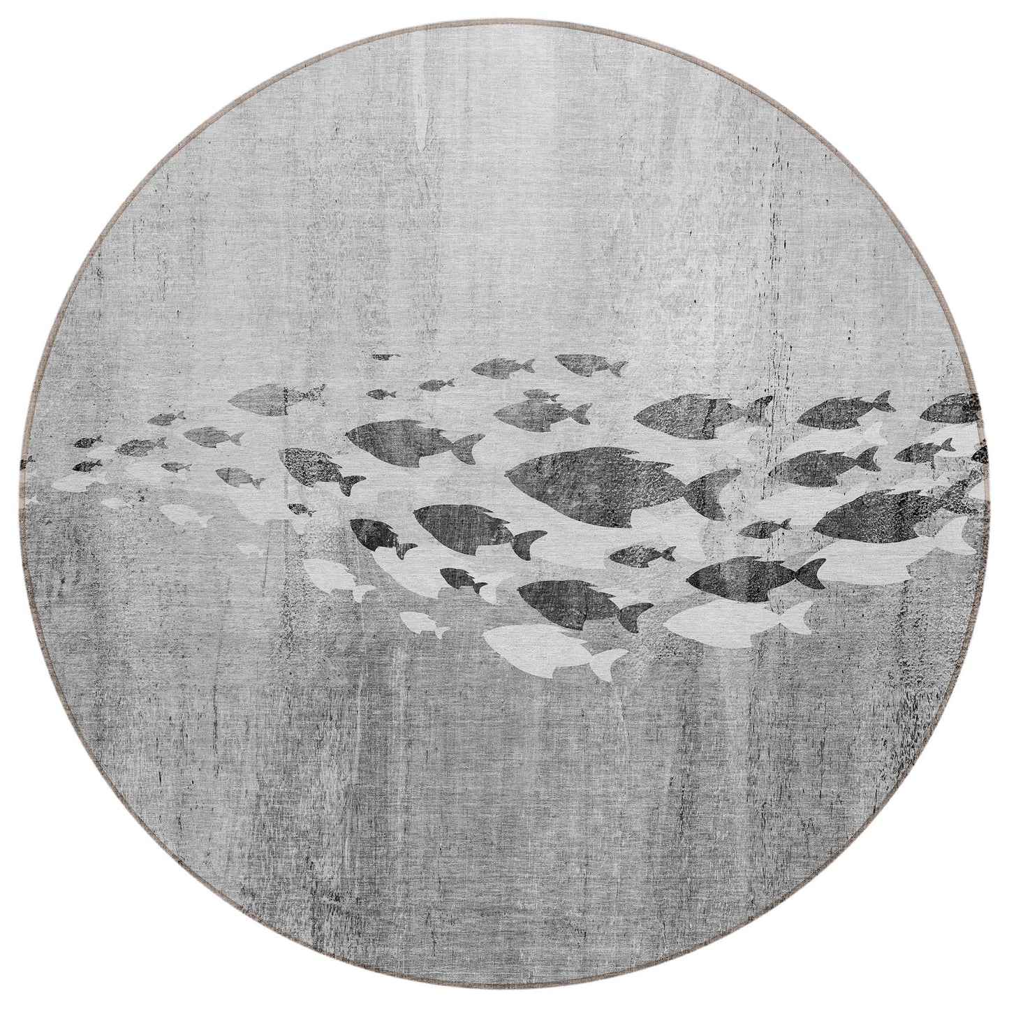 Addison Rugs Nautical Grey Washable Indoor-Outdoor Rug