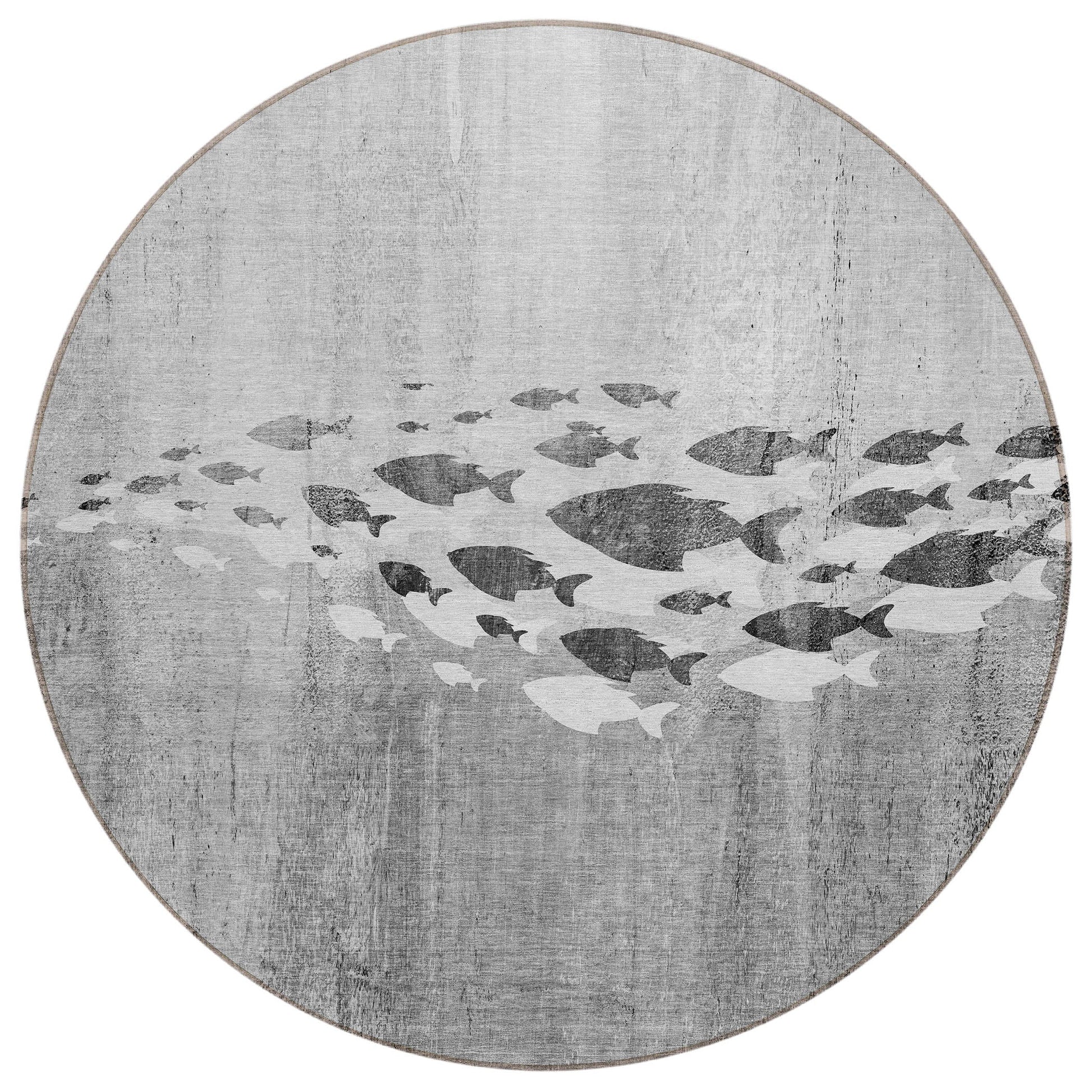 Addison Rugs Nautical Grey Washable Indoor-Outdoor Rug