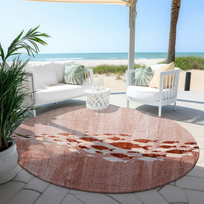 Addison Rugs Nautical Terracotta Washable Indoor-Outdoor Rug