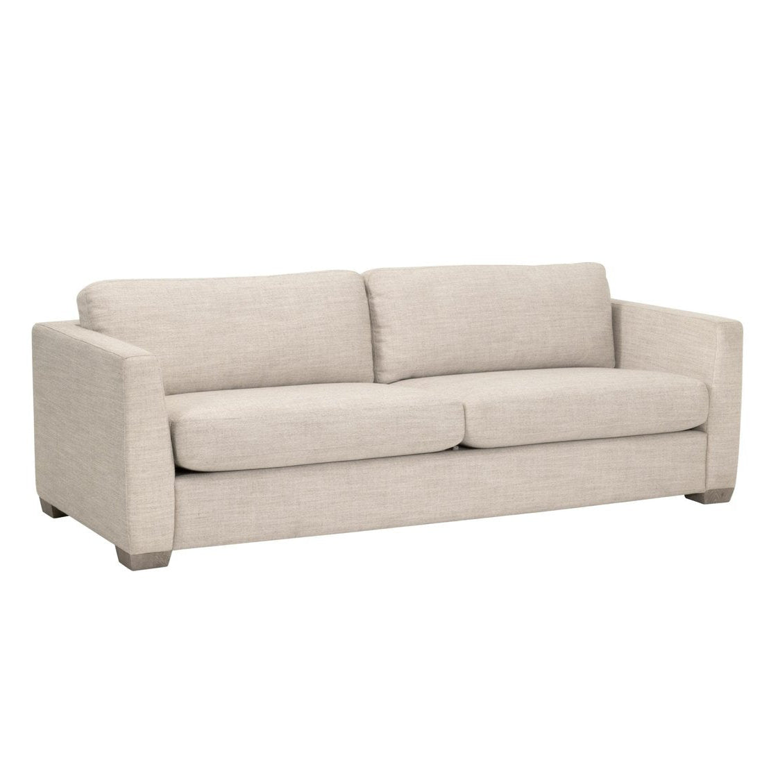 Essentials For Living Neiman 95" Taper Arm Top Grain Leather Sofa
