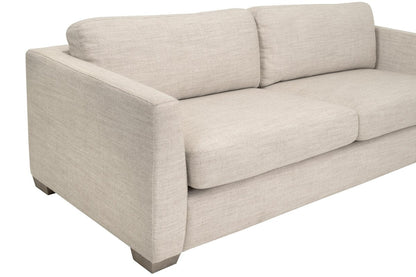 Essentials For Living Neiman 95" Taper Arm Top Grain Leather Sofa