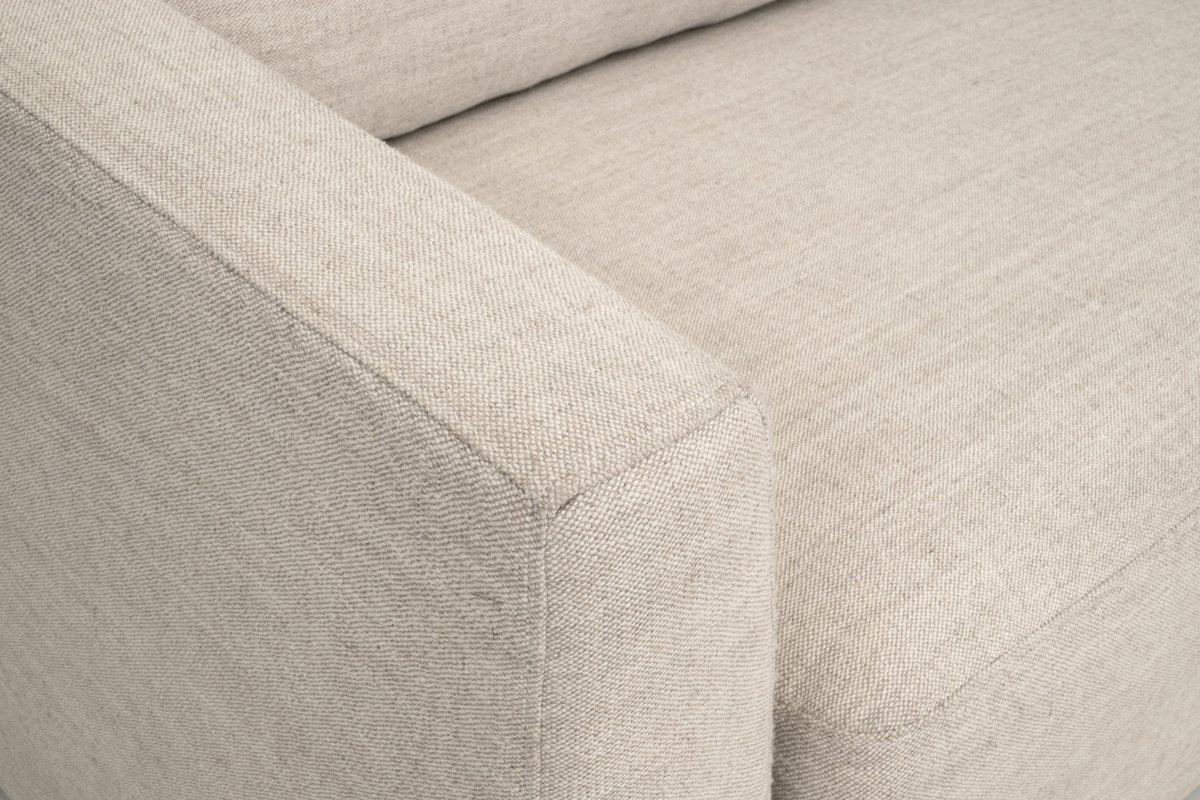 Essentials For Living Neiman 95" Taper Arm Top Grain Leather Sofa
