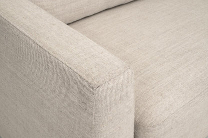 Essentials For Living Neiman 95" Taper Arm Top Grain Leather Sofa