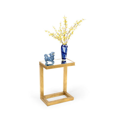 Chelsea House Nemeth Cigar Mirrored Top Side Table