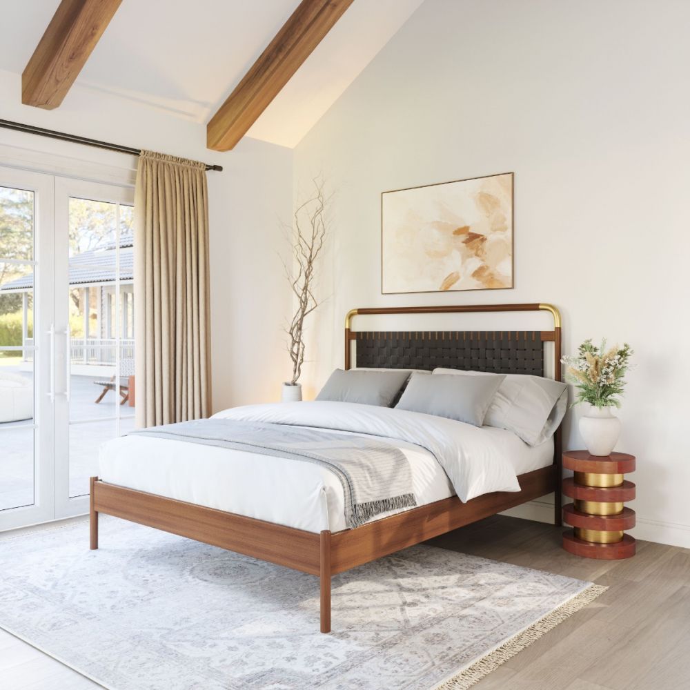 Zuo Modern Netz Faux Leather Bed