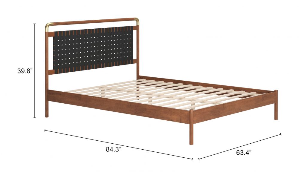 Zuo Modern Netz Faux Leather Bed