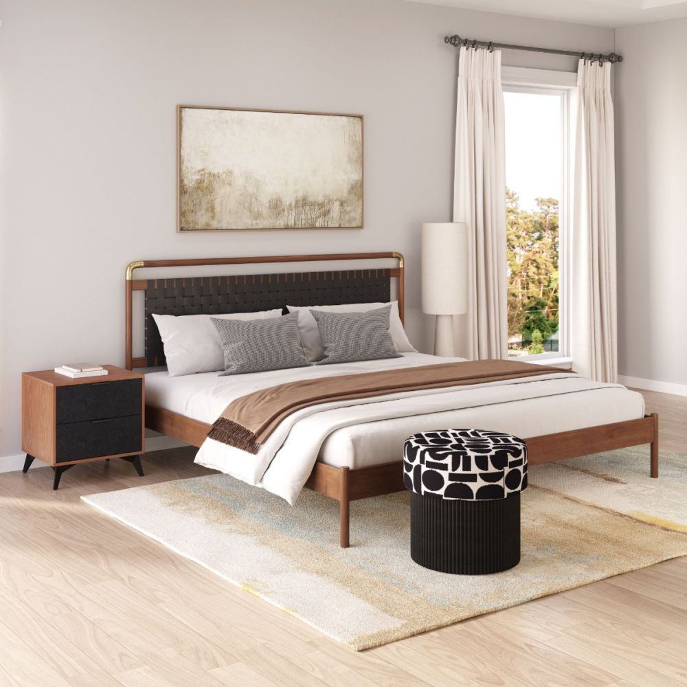 Zuo Modern Netz Faux Leather Bed