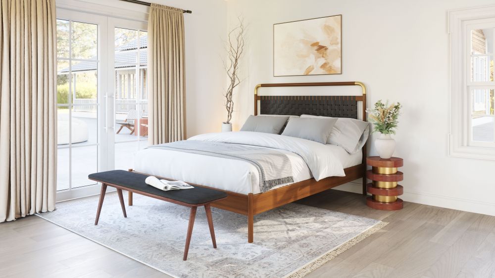 Zuo Modern Netz Faux Leather Bed