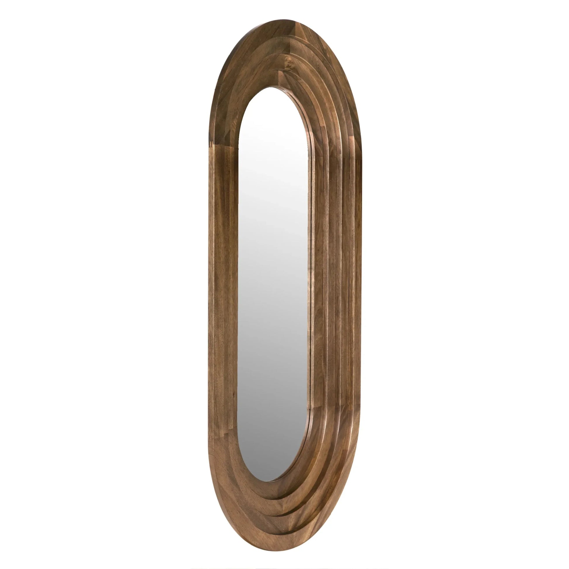 New Fuss Wood Vertical Mirror-Wall Mirrors-Noir-Sideboards and Things