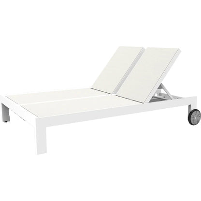 Newport Aluminum Double Sling Patio Chaise -- view 2
