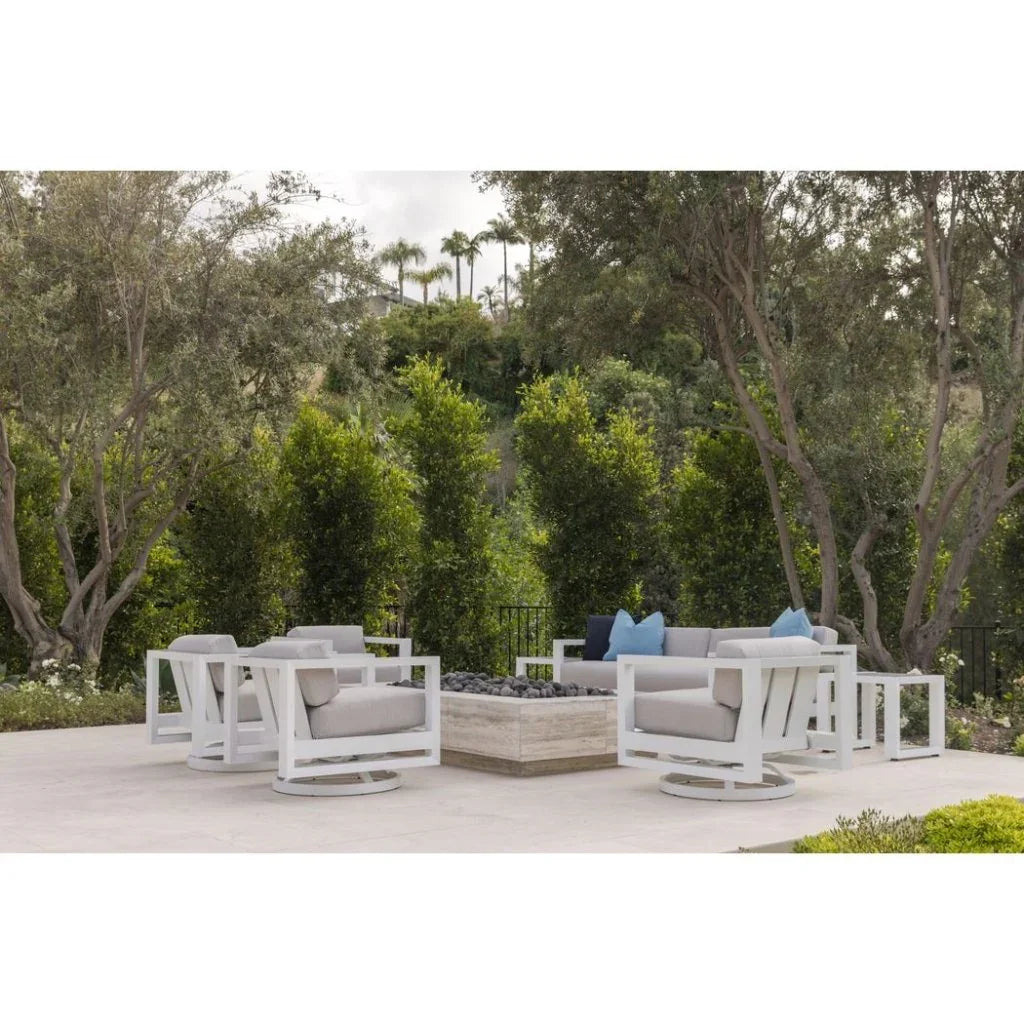Newport Aluminum Outdoor End Table -- view 4