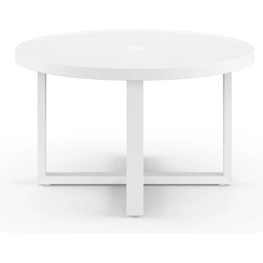 Newport Aluminum Round Outdoor Dining Table