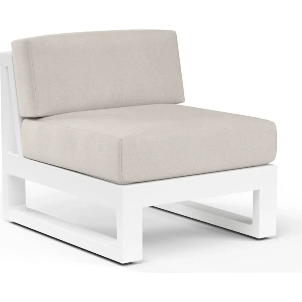 Newport Sunbrella Armless Outdoor Club Chair -- view 7