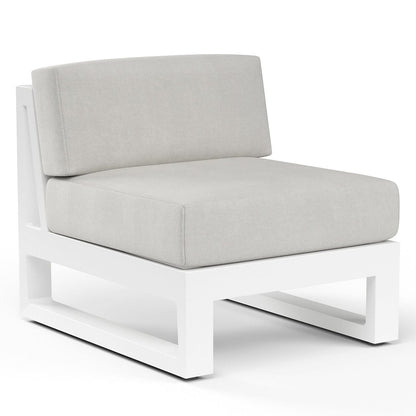 Newport Sunbrella Armless Outdoor Club Chair -- view 9