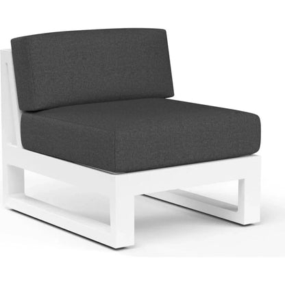 Newport Sunbrella Armless Outdoor Club Chair -- view 5