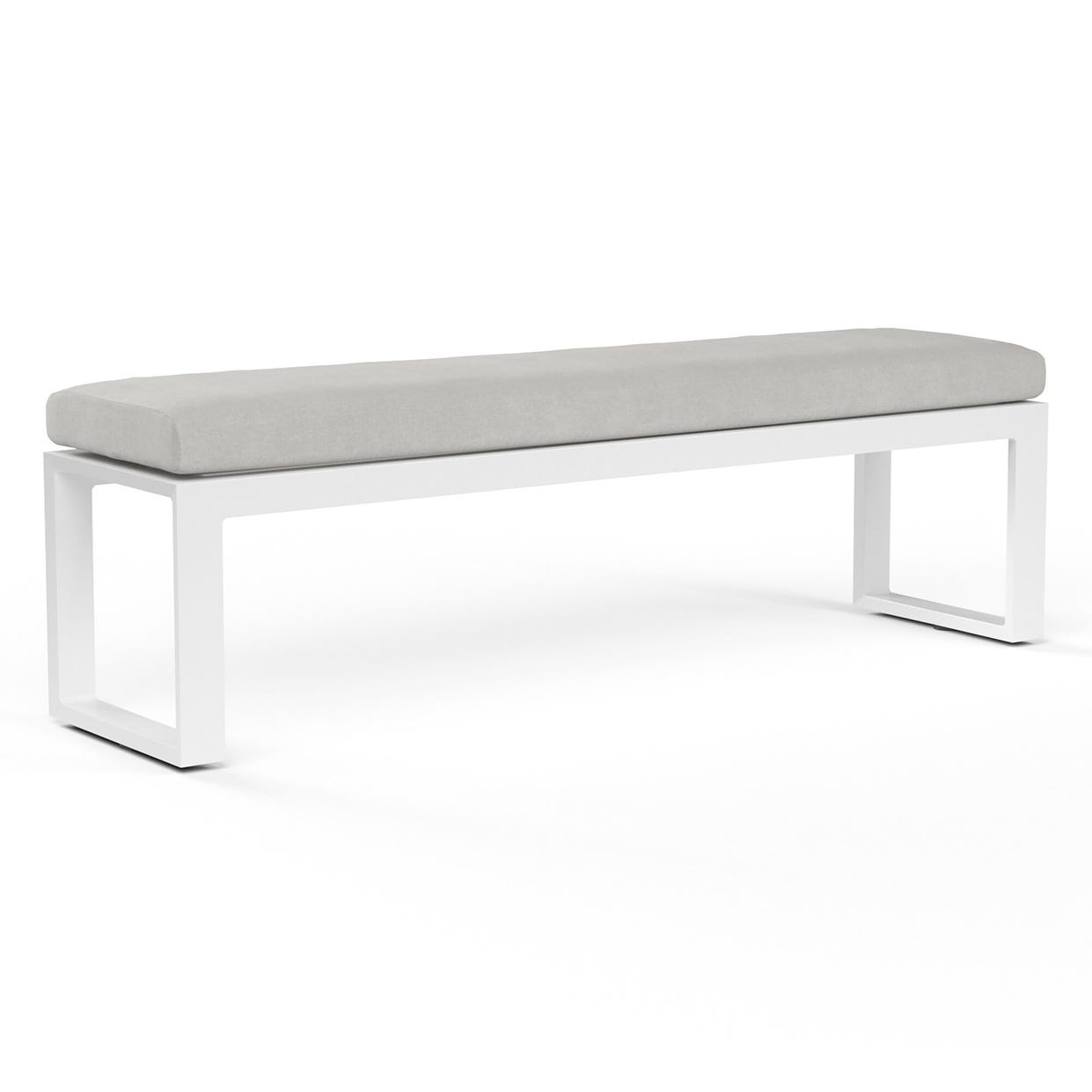 Newport Sunbrella Outdoor Dining Bench -- view 9