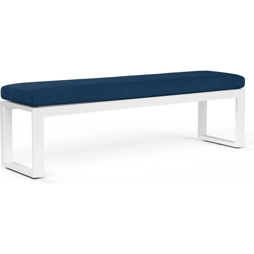 Newport Sunbrella Outdoor Dining Bench -- view 3