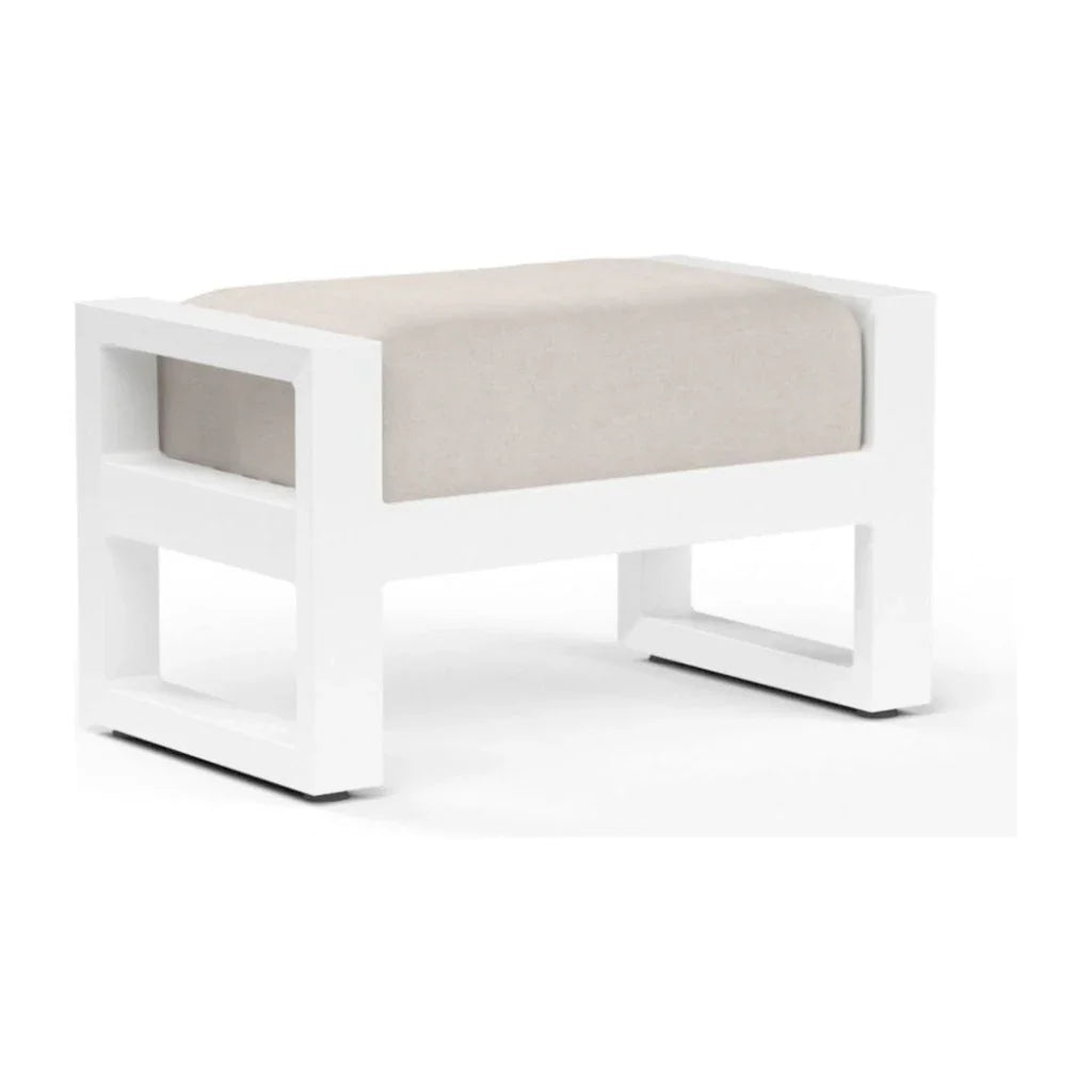 Newport Sunbrella Outdoor Ottoman -- view 7