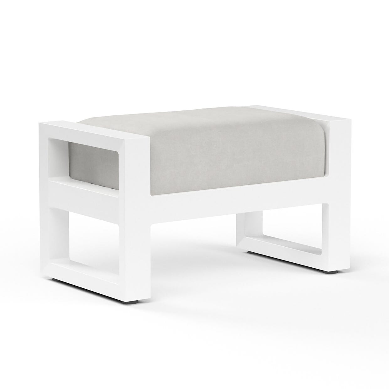 Newport Sunbrella Outdoor Ottoman -- view 9